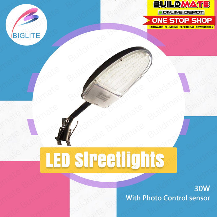 BIGLITE LED Streetlights with Photo Control Sensor 30W •BUILDMATE•