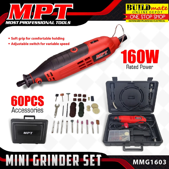 MPT MMG1603 Mini Grinder Set - (62 Peice) for sale online