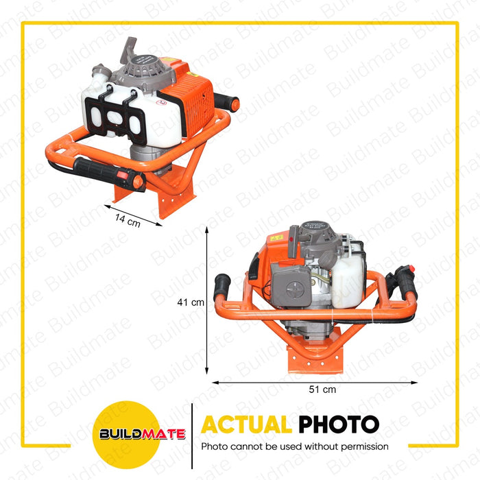 YAMATA JAPAN Gasoline 2 Stroke Earth Ground Auger Drill Machine Post Hole Digger 220W 63.3CC YT-EA63