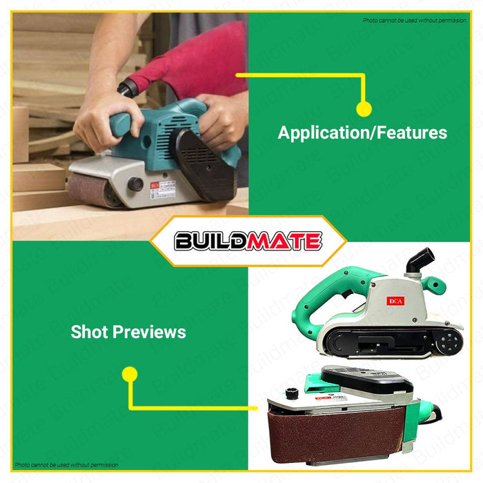 DCA Belt Sander 1200W AST610 •BUILDMATE•