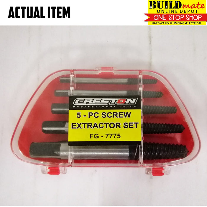 CRESTON Screw Extractor 5pcs/SET FG-7775 Easy Out •BUILDMATE•