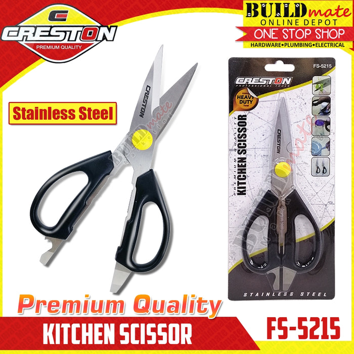 CRESTON Premium Quality Kitchen Scissor Stainless Scissor HD FS-5215