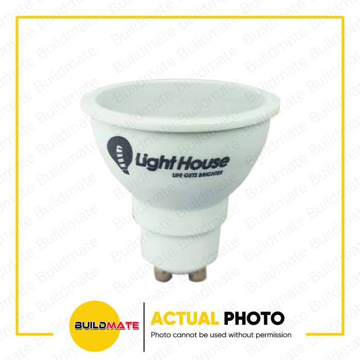 LIGHTHOUSE LED Spotlight 6W GU10 DAY LIGHT 6500K | WARM WHITE 3000K •BUILDMATE• PHLH