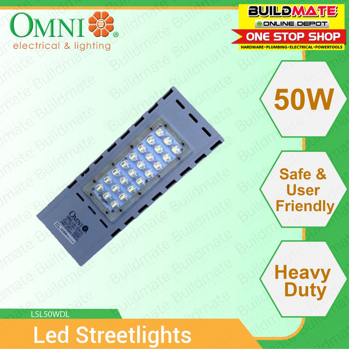 OMNI LED Streetlights 50W Daylight LSL50WDL •BUILDMATE•