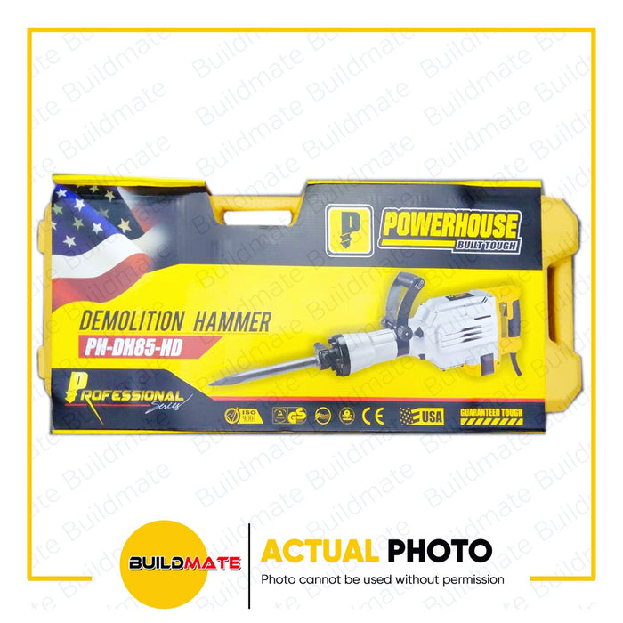 POWERHOUSE Demolition Hammer 1800W PH-85HD with Case •BUILDMATE•  PHPT