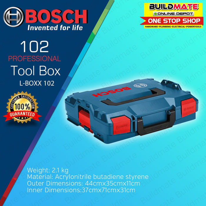 BOSCH Professional L BOXX 102 Carrying Case •100% ORIGINAL / AUTHENTIC •BUILDMATE• BLC