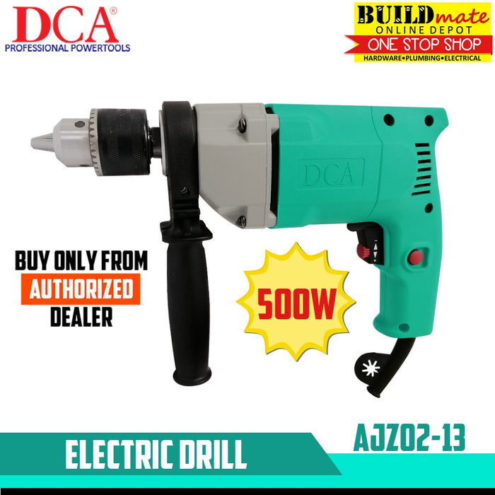 DCA Electric Drill 500W AJZ02-13 +FREE MAKITA DRILL BIT SET •BUILDMATE• 
