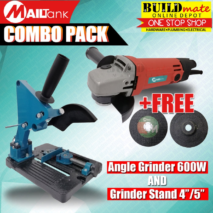 MAILTANK SH01 COMBO SH60 Angle Grinder 600W and Grinder Stand •BUILDMATE•