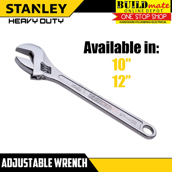 STANLEY Adjustable Wrench 10" 250mm / 12" 300mm SHT