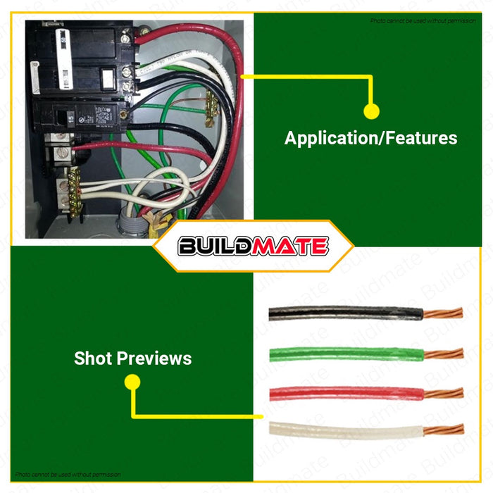 WIREMAX | POWERFLEX Electrical THHN Stranded Cable Wire 150 Meters 8/7 10/7 12/7 14/7 •BUILDMATE•