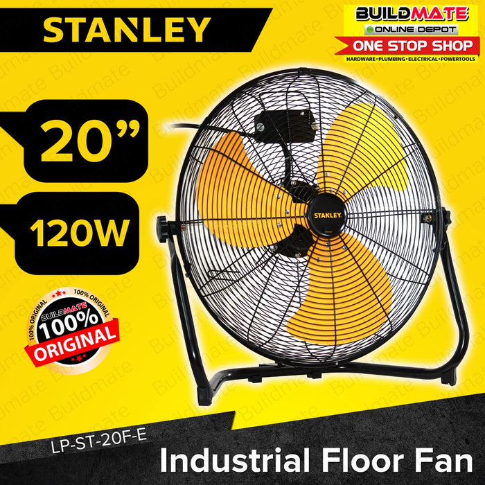 STANLEY 20" 120W Industrial Floor Fan LP-ST-20F-E •BUILDMATE•