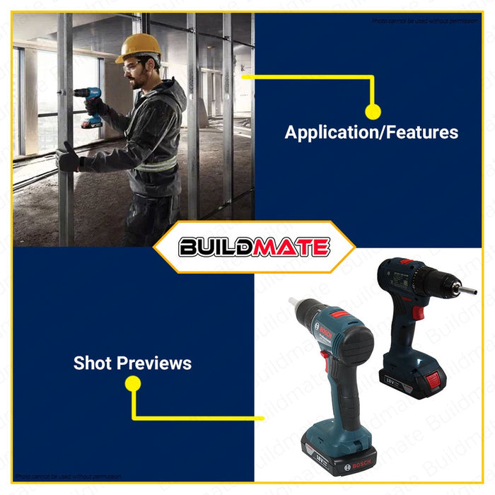 Bosch Professional Lithium Ion Li-Ion Cordless Drill Driver GSR 185-LI 06019K30K2 •BUILDMATE• BLC