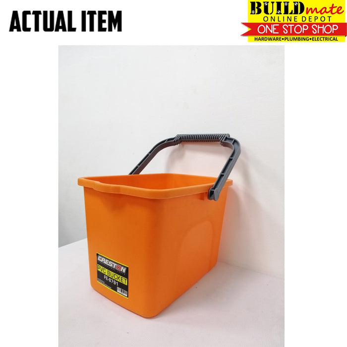 CRESTON PVC Cleaning Bucket 9Liters 22x18x30cm FE-8791