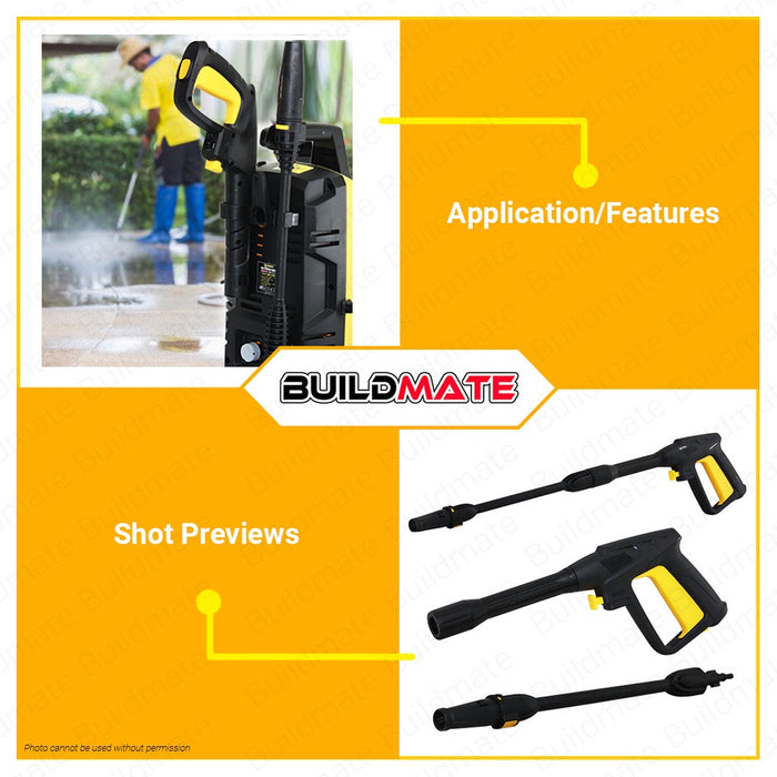 BUILDMATE Lotus Short Gun Assy SPARE PART Pressure Washer Water Spray Cleaning Trigger Wand - LSP