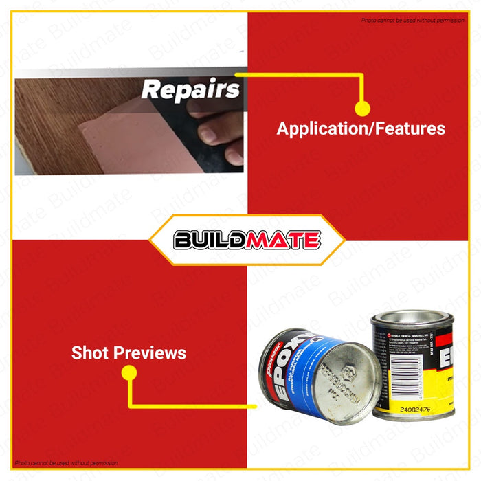 [A&B 2CANS] PIONEER All Purpose Epoxy 1/4 | 1/2 | PINT [SOLD PER SET] Structural Adhesive •BUILDMATE