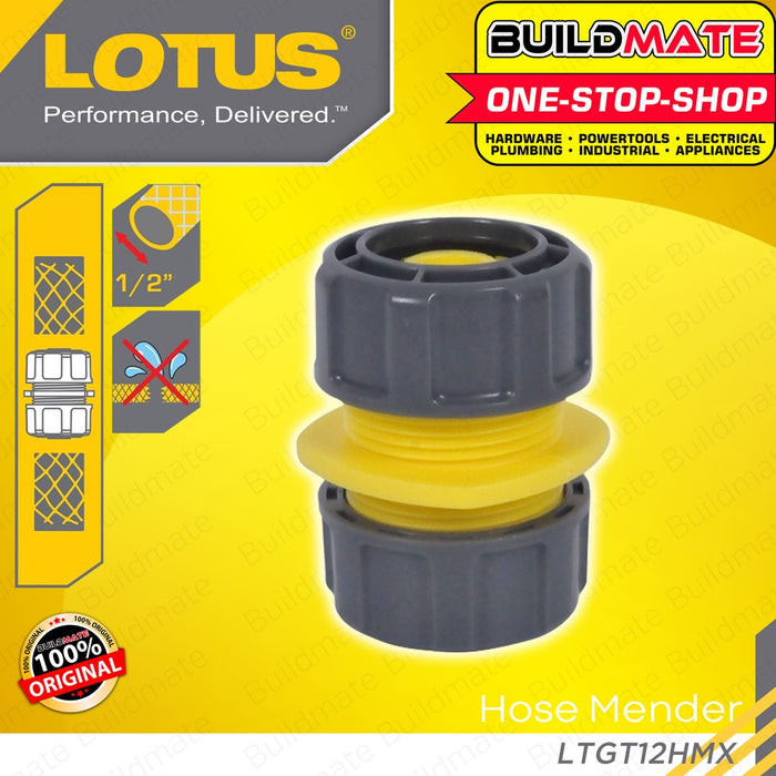 LOTUS Hose Connector | Hose Mender 1/2" Inch Quick Hose Connector Hose-End Mender •BUILDMATE• LHT