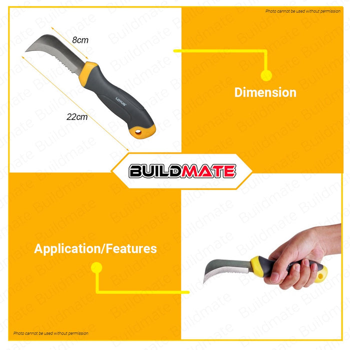 LOTUS Electrical Cable Skinning Knife Utility Knife Lockback Electricians Knife LTFR100 •BUILDMATE•