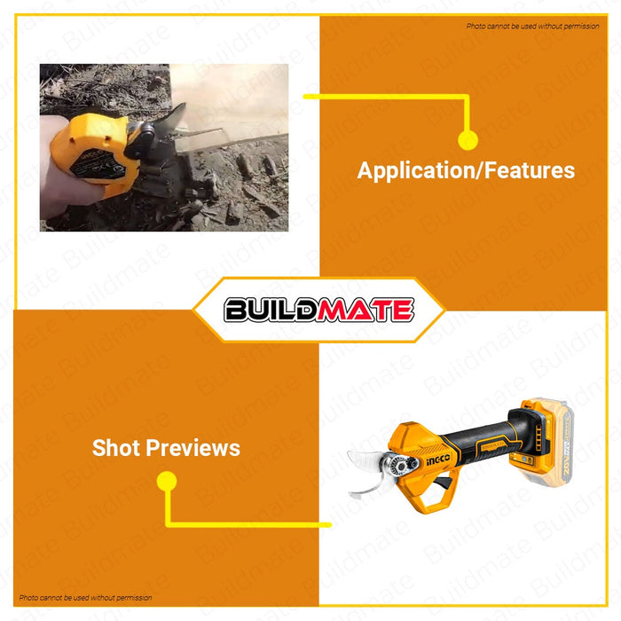 INGCO Li-Ion Cordless 20V Gauge Straight Shear Cutting Tool CSSLI20308 | CSSLI202581 •BUILDMATE ICPT